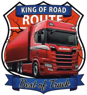 Samolepka Scania King of Road