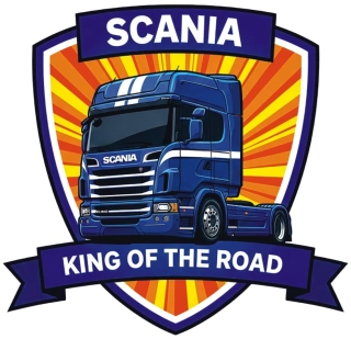 Samolepka SCANIA King of the Road