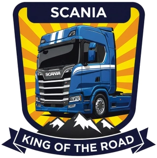 Samolepka SCANIA King of the Road