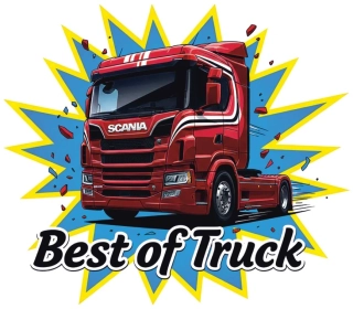 Samolepka SCANIA Best of Truck Red