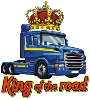 Samolepka SCANIA King of the Road 