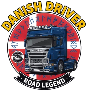 Samolepka SCANIA Danish Driver