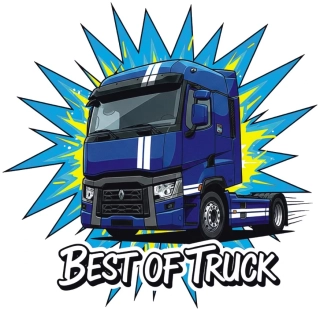 Samolepka RENAULT Best of Truck Blue
