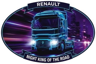 Samolepka RENAULT Night King of the Road