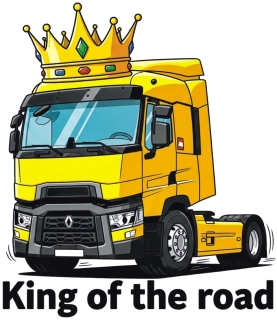 Samolepka Renault King of Road