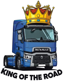 Samolepka Renault King of Road