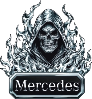 Samolepka Mercedes Ghost Reaper