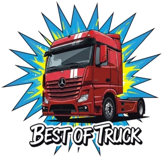 Samolepka Mercedes Actros Best of Truck