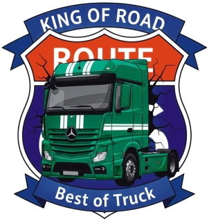 Samolepka Mercedes Actros King of Road