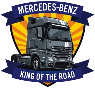 Samolepka Mercedes Actros King of Road