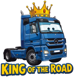 Samolepka Mercedes King of the Road