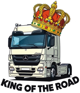 Samolepka Mercedes King of the Road