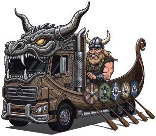 Viking Truck – Dračí vikingská loď