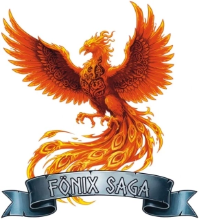 samolepka ohnivý fénix