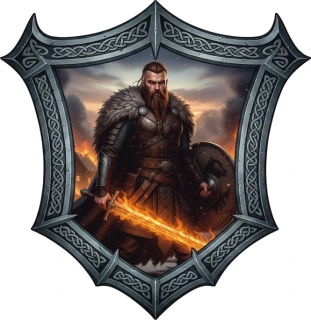 samolepka Viking Flame King