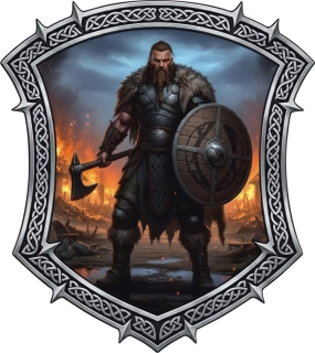 samolepka Viking Battle Guardian