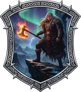 samolepka Viking Fire Queen
