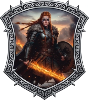 samolepka Flame Valkyrie