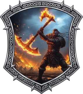 samolepka Viking Inferno Berserker