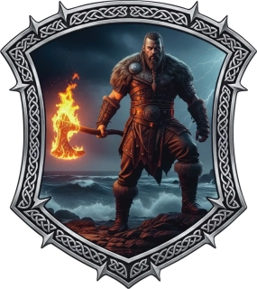 samolepka Stormfire Viking