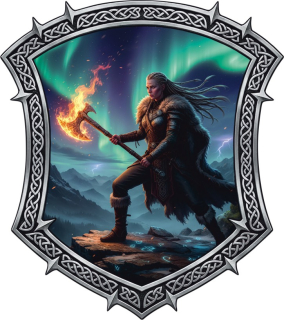 samolepka Valkyrie of the North
