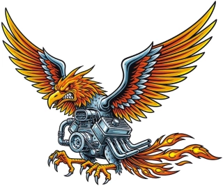 samolepka Engine Eagle