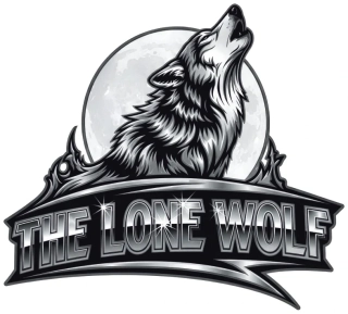 samolepka The Lone Wolf Howling