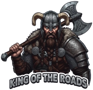 samolepka King of the Roads Viking