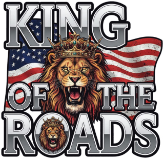 samolepka King of the Roads USA