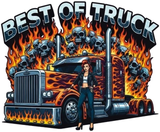 samolepka Best of Truck Hell Queen