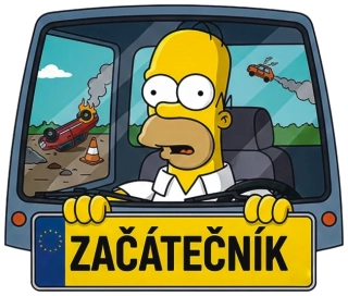 samolepka Začátečník