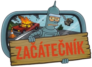 samolepka Začátečník