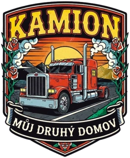 samolepka Kamion – Můj druhý domov
